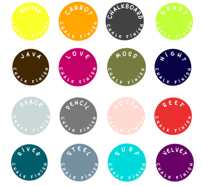 chalk finish colors Latex Paint Recycling 4